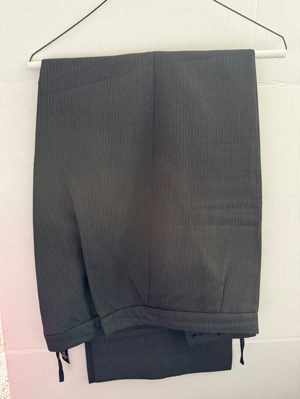 Women Dark Pinstripe Dress Pants